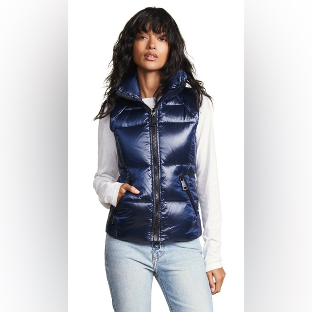 SAM Navy Freedom Quilted Down Vest - size S
